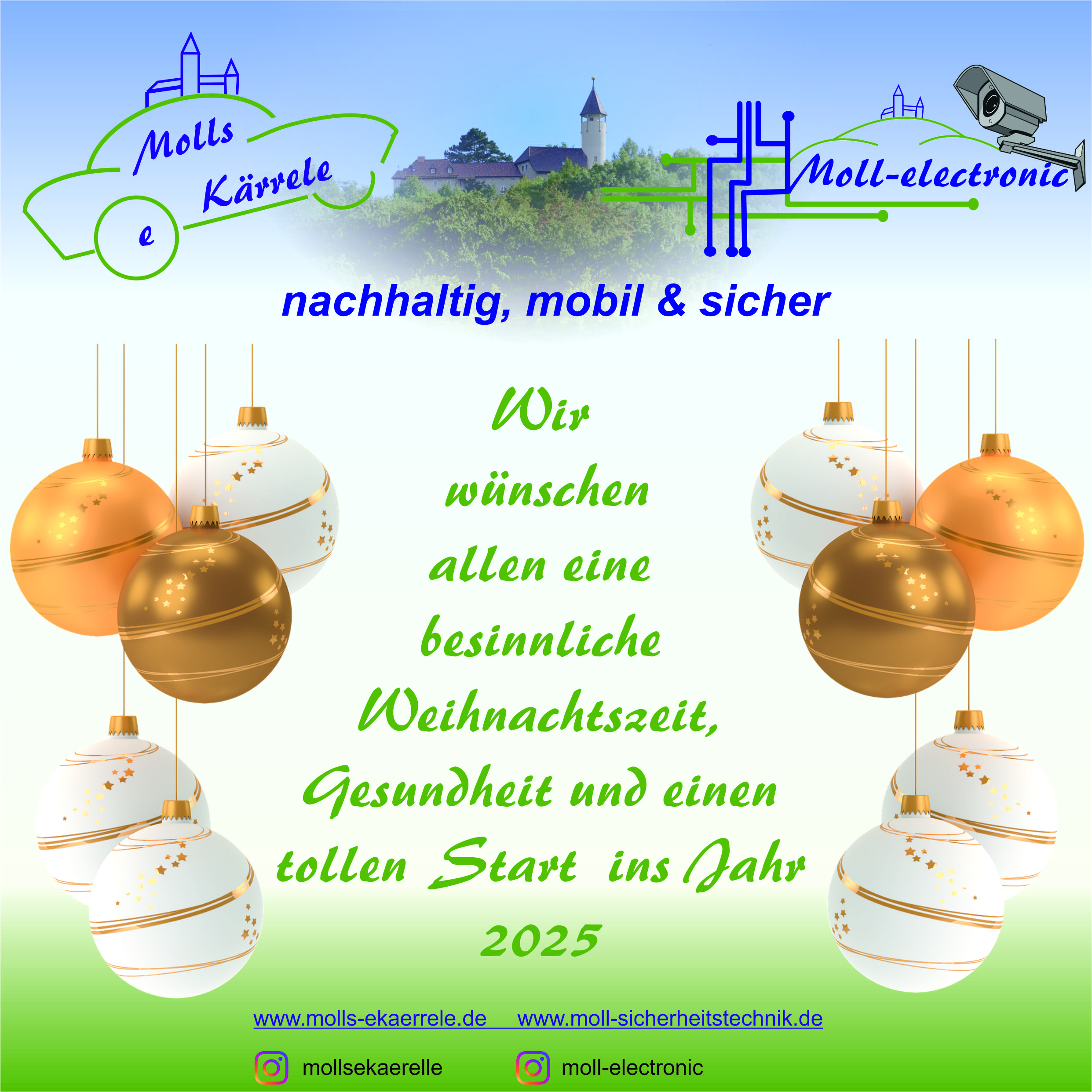 Gesegnete Feiertage und ein erfolgreiches Jahr 2025